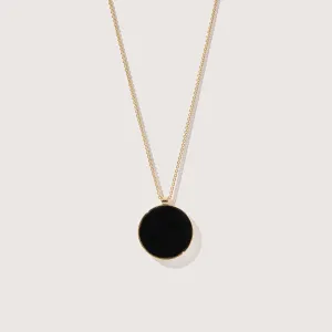 Onyx Sphere Necklace