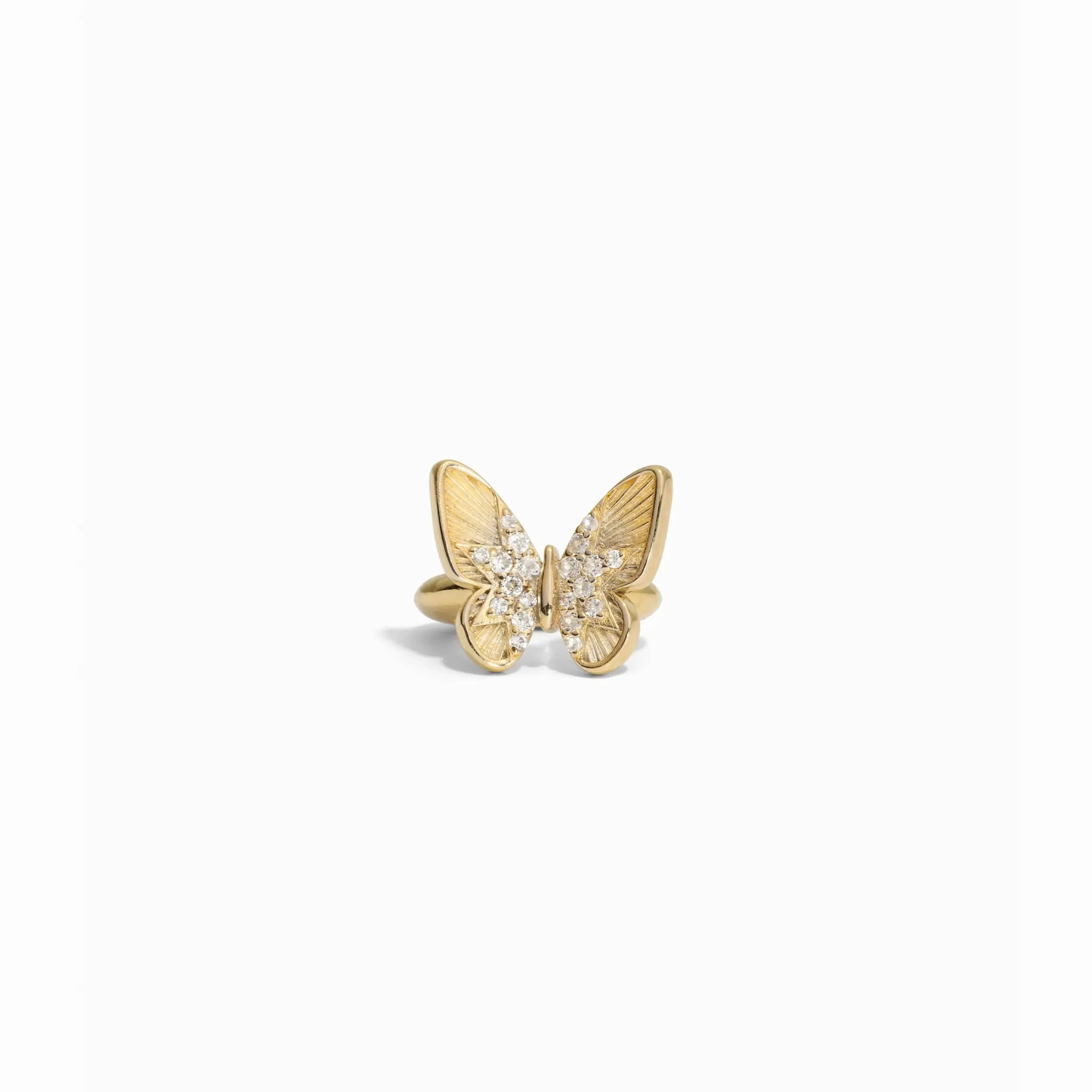 Pavé Butterfly Ear Cuff