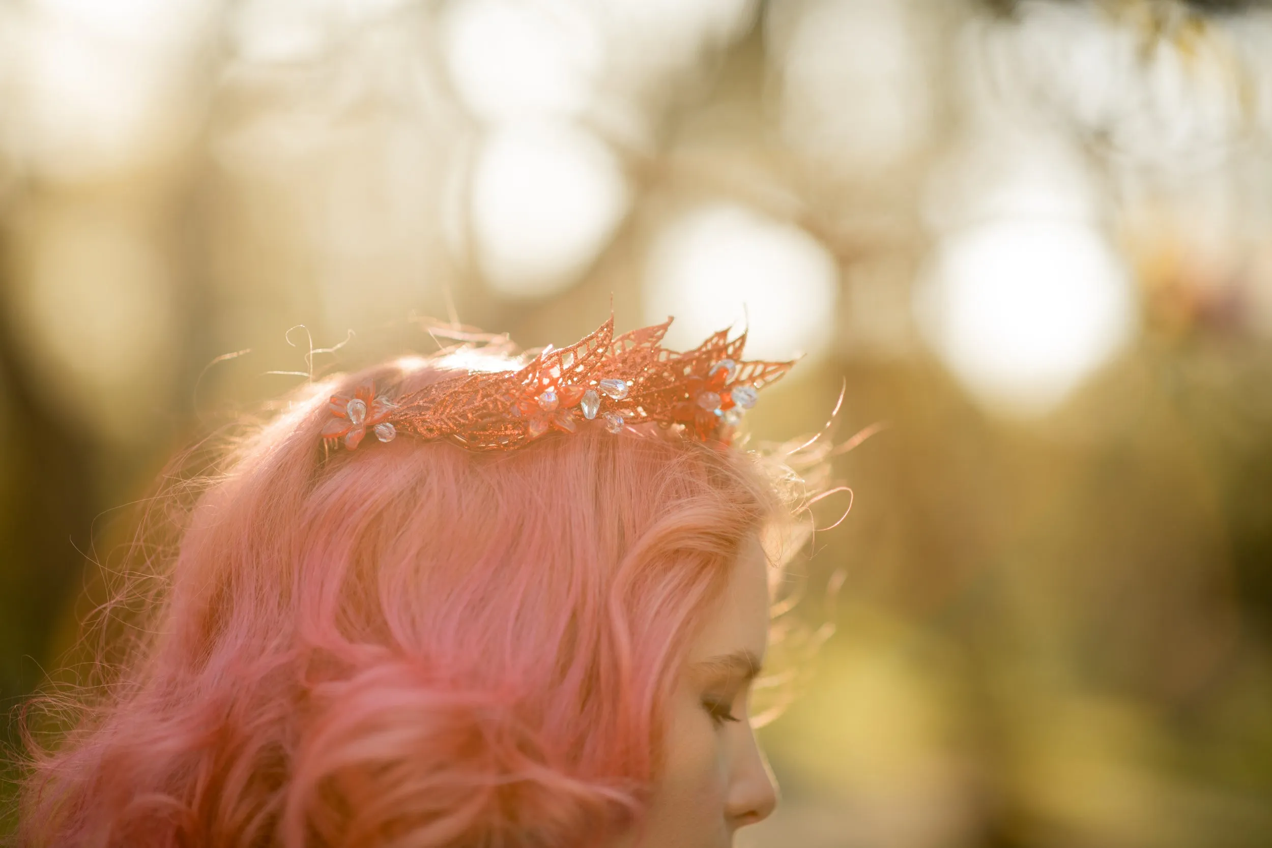 Red flower crown Bridal tiara Wedding headpiece with crystals Magaela flower crown Bride to be Elegant tiara Hair jewelry for bride Handmade