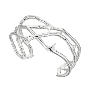 Rose Thorn Small Cuff - Silver