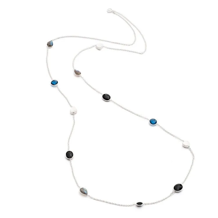 Silver Semi-Precious Penelope Necklace