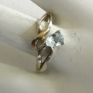 Sterling Silver Blue Topaz Ring