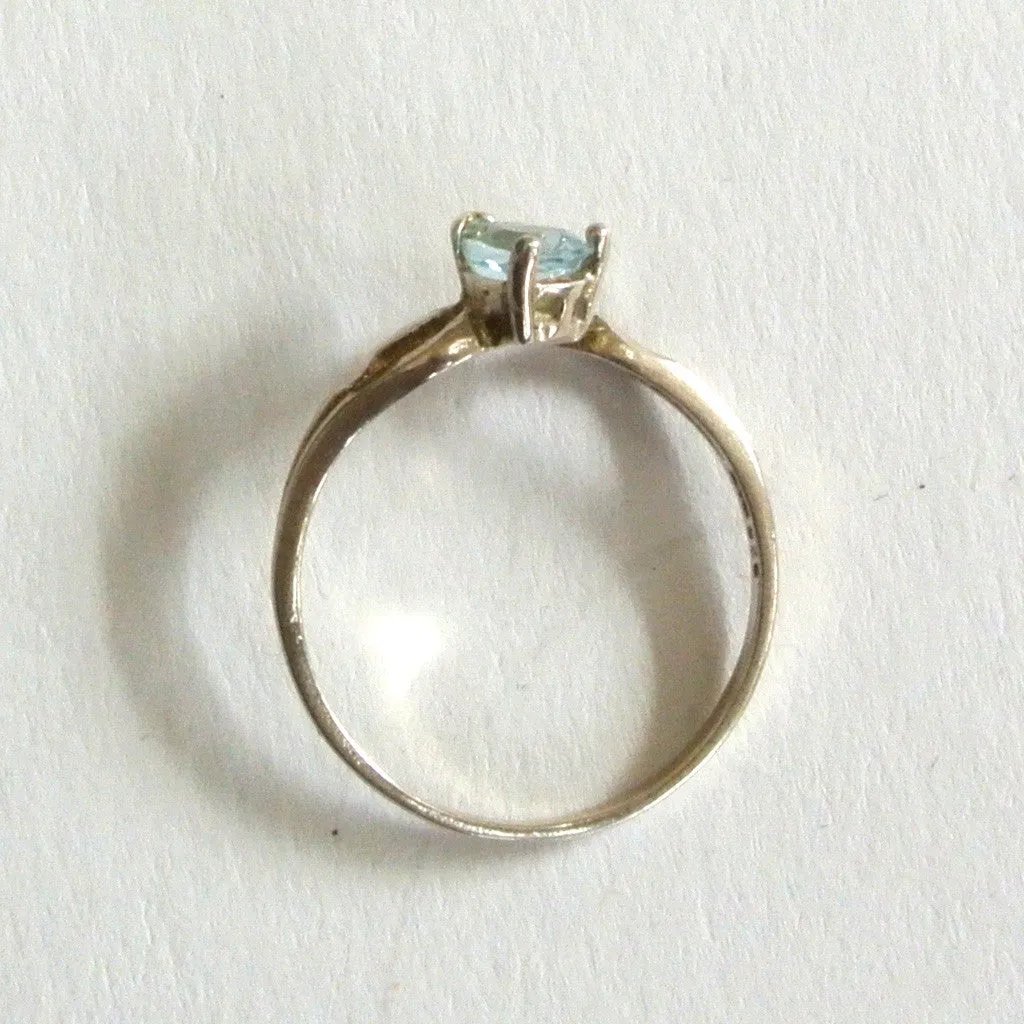 Sterling Silver Blue Topaz Ring