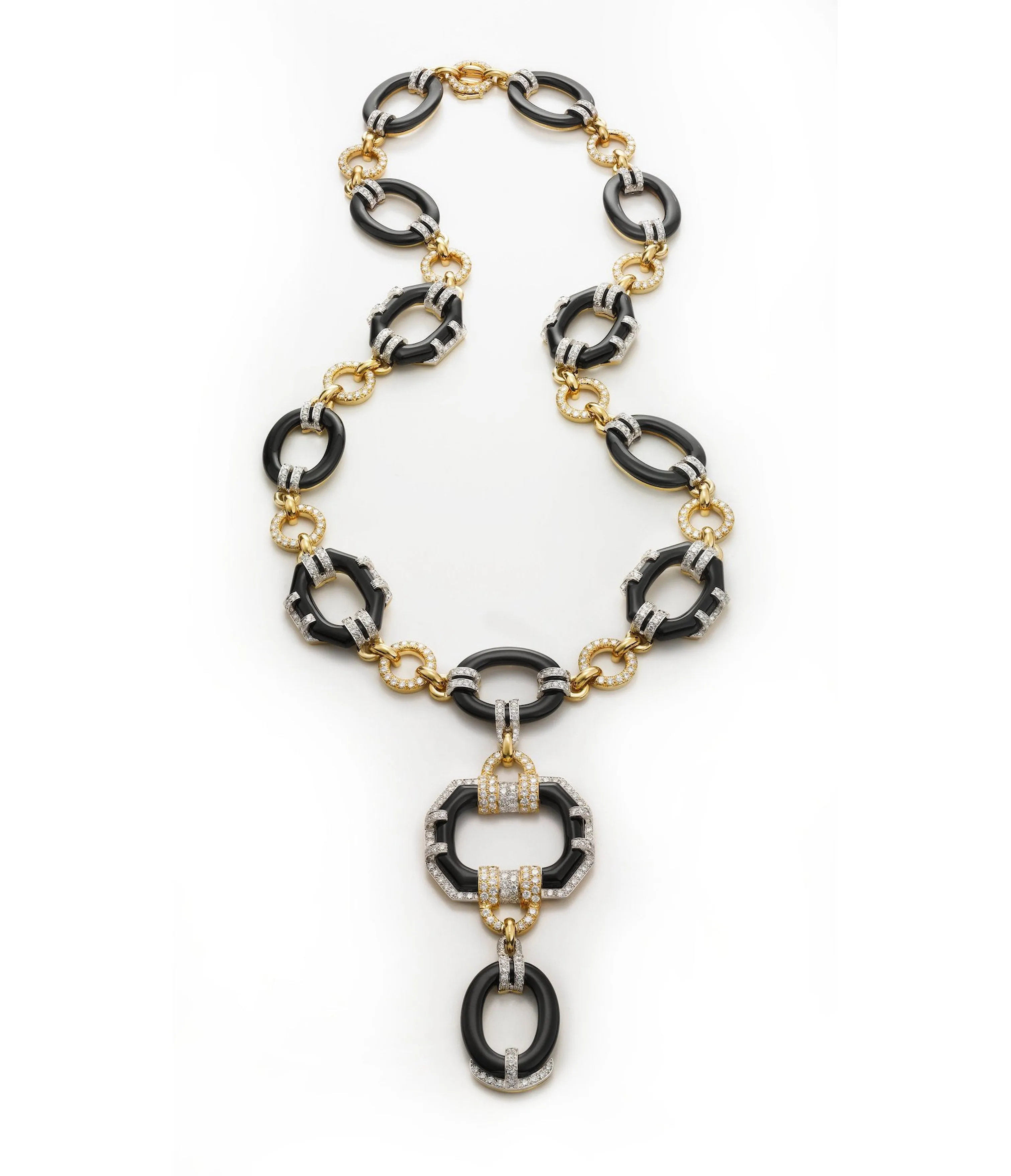 Streamline Open Oval Link Necklace