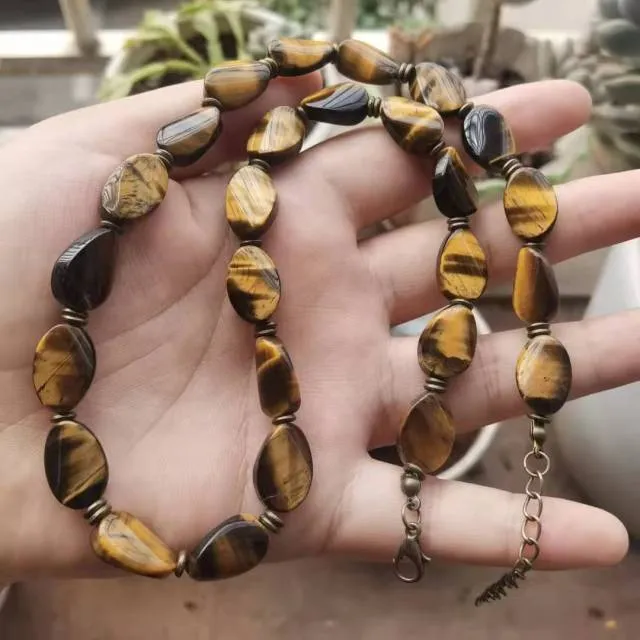 Tribal Necklace w/Eye Black Onyx