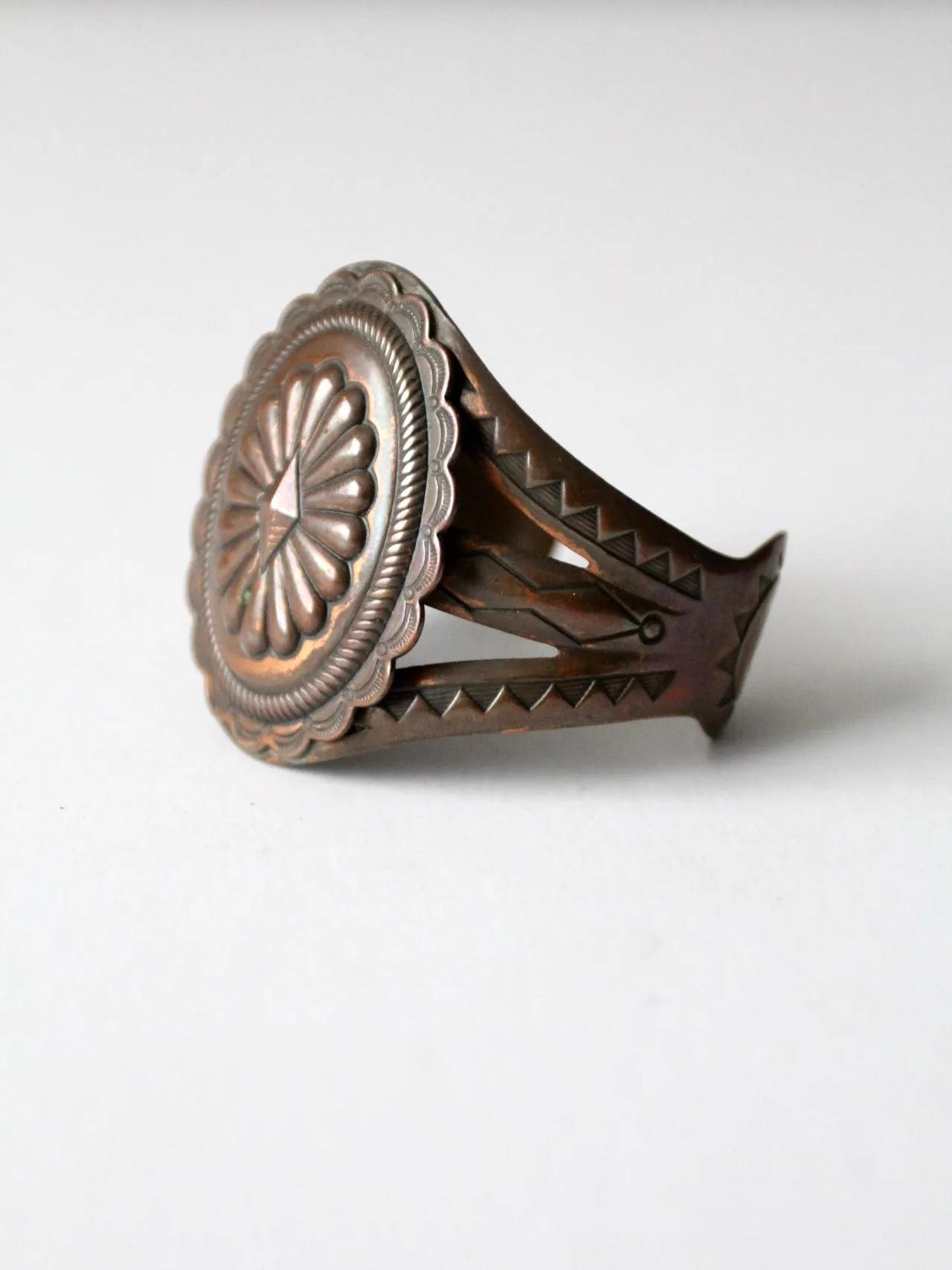 vintage copper cuff bracelet