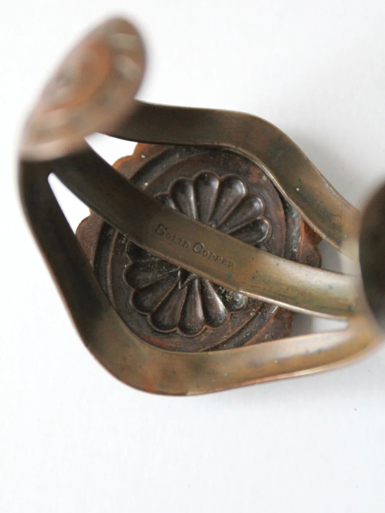 vintage copper cuff bracelet