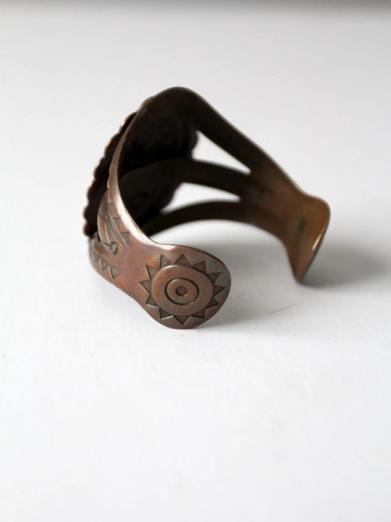 vintage copper cuff bracelet