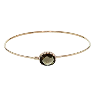 ZB219 Bangle in 14k Gold with Diamonds